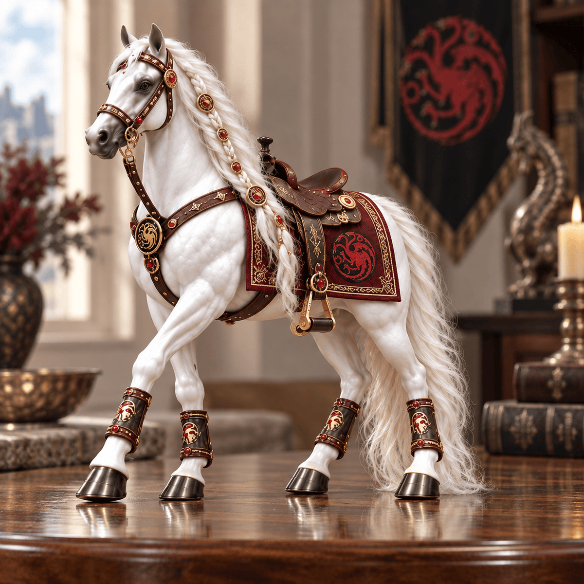 Premium GOT Heritage Horse Collectible Set PDL