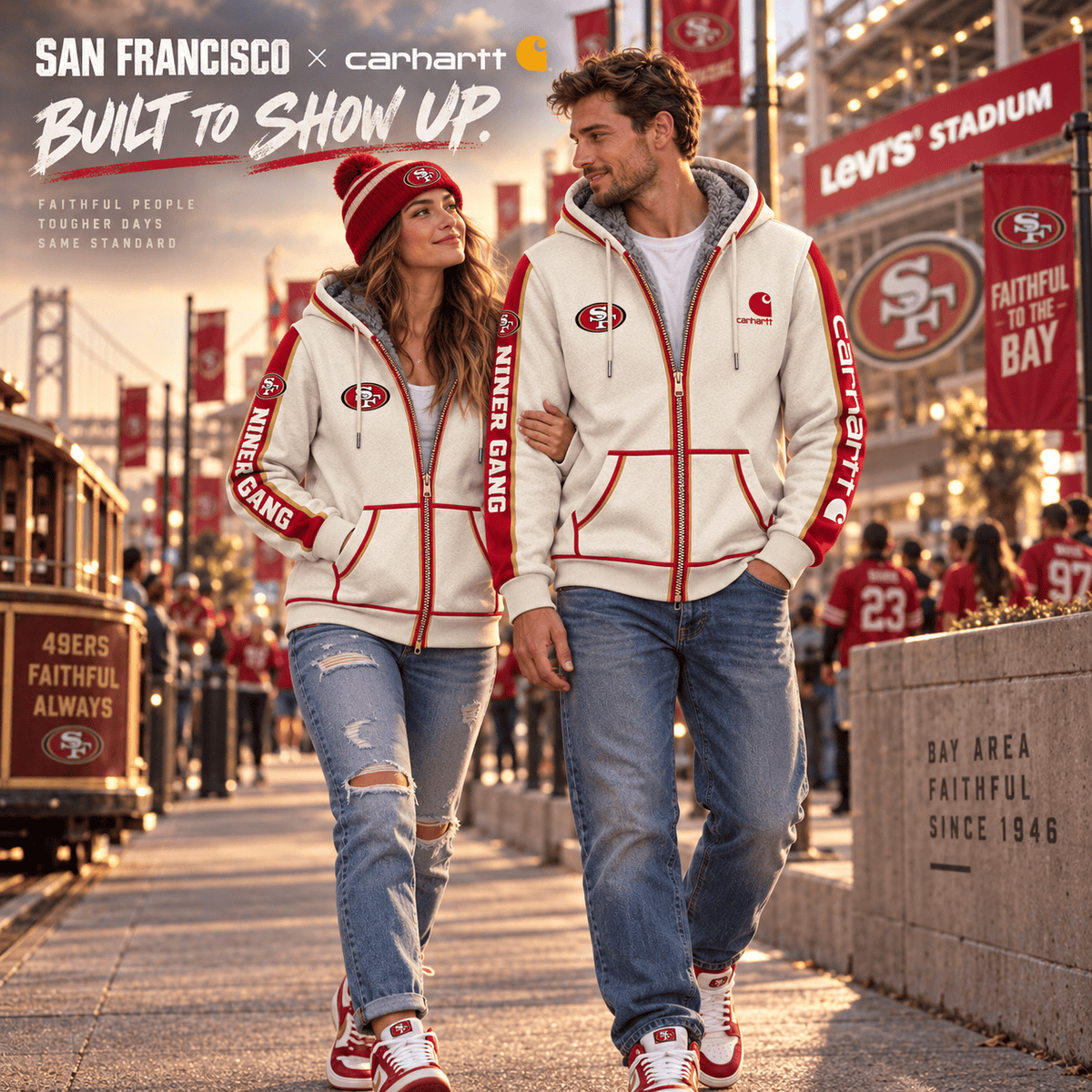 SF49 Premium zip-up hoodie BMD