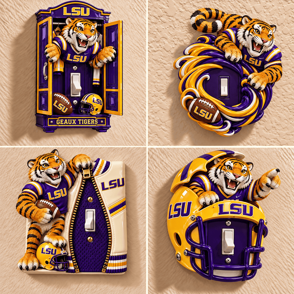LSU 3D printed switch cover set DNBN