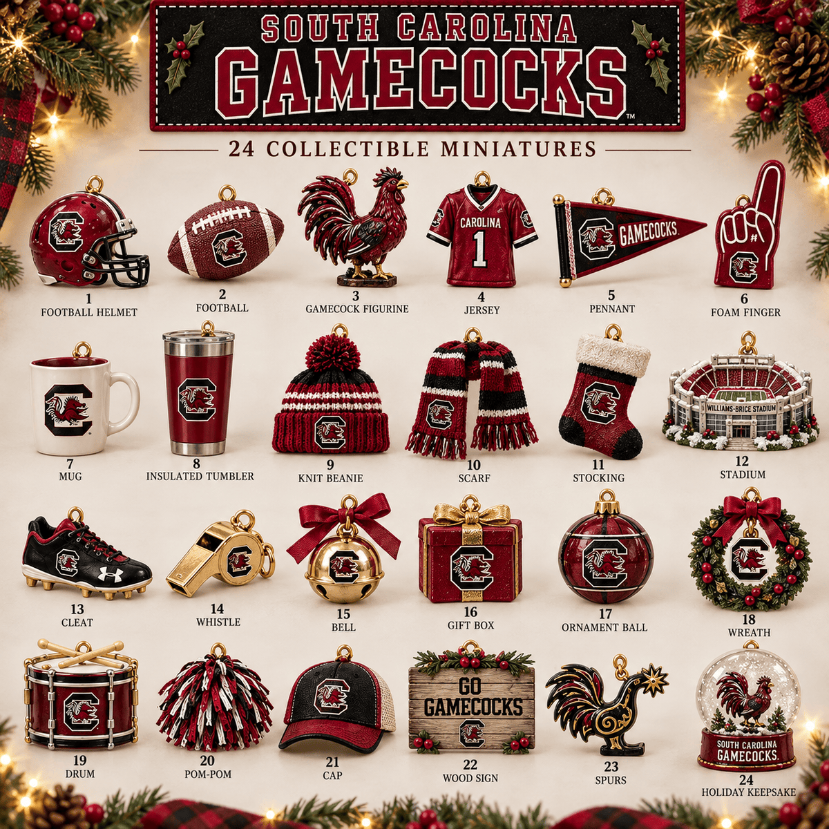 Premium SCG Christmas Tree Countdown Calendar TNSM