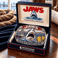 JAWS SCULPTED COLLECTOR BELT BUCKLE HQH