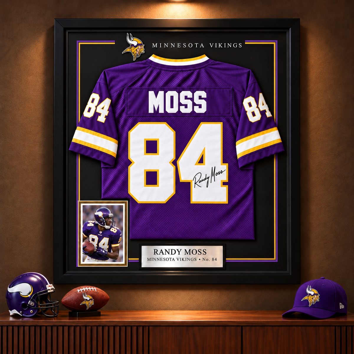MNVK Legendary jersey display frame PNPA