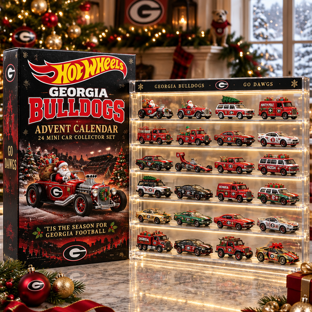 Georgia Bulldogs Premium Mini Car Advent Calendar