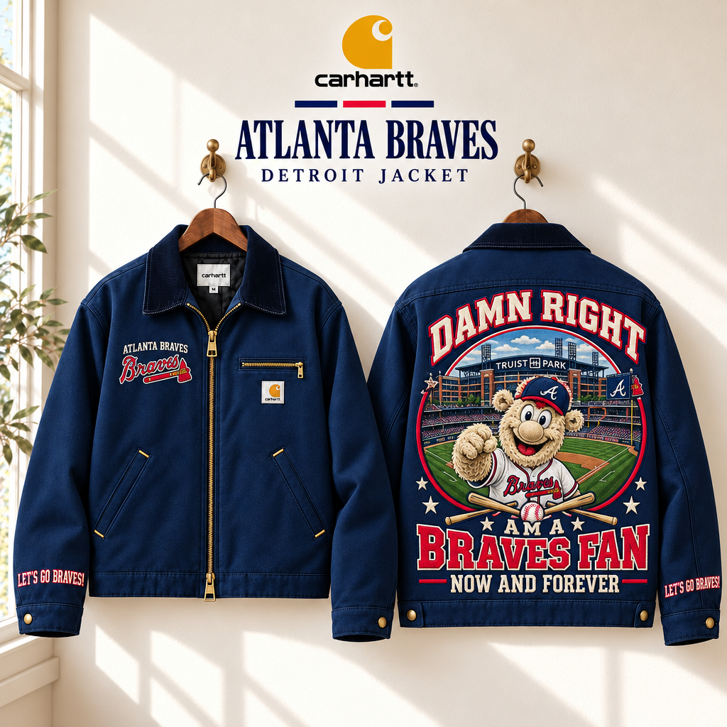 Atlanta Braves Workjacket Embroidered Detroit Jacket
