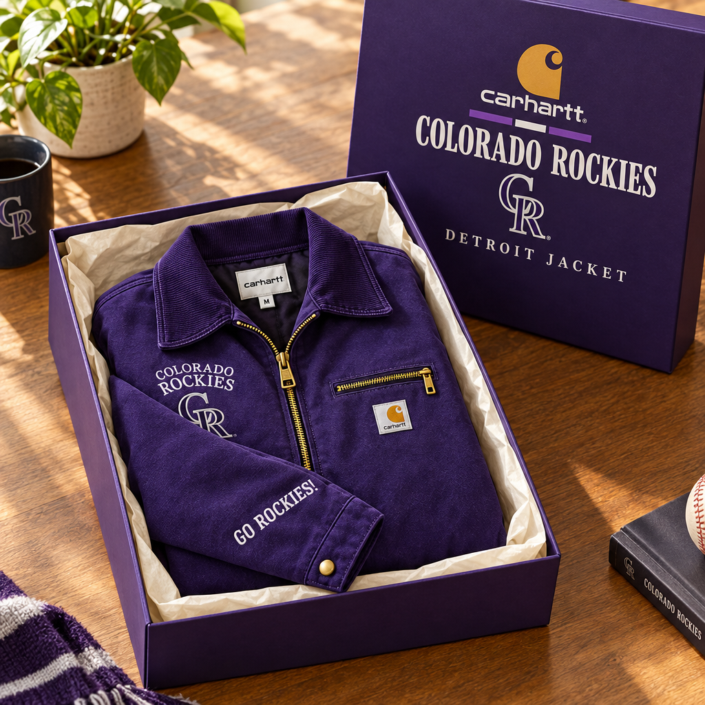 Colorado Rockies Embroidered Detroit Jacket