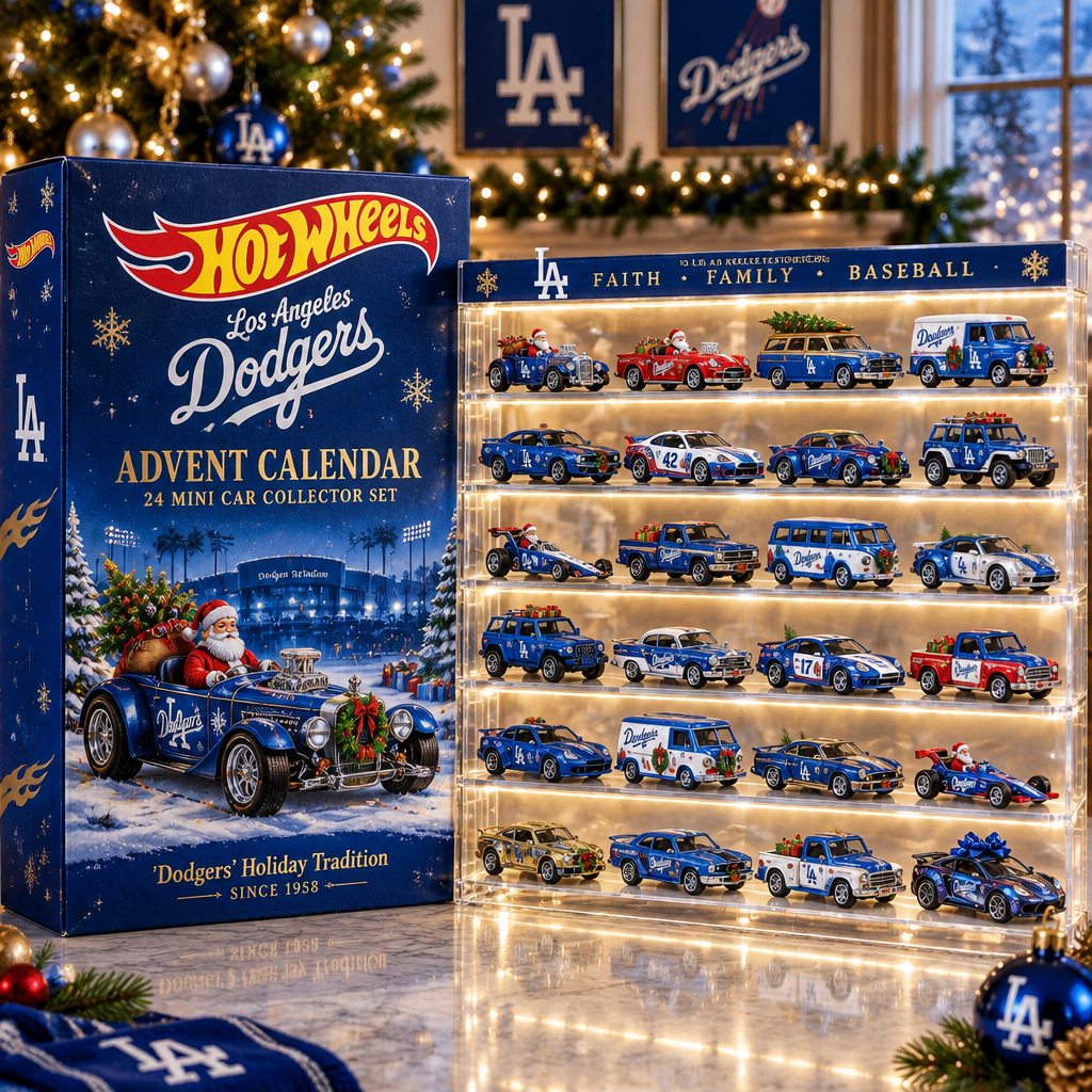 Los Angeles Dodgers Premium Mini Car Advent Calendar