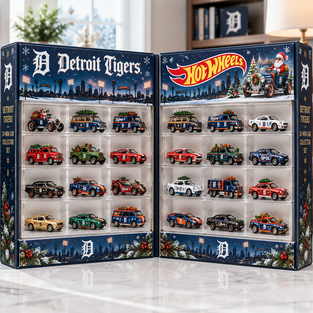 Detroit Tigers Premium Mini Car Advent Calendar