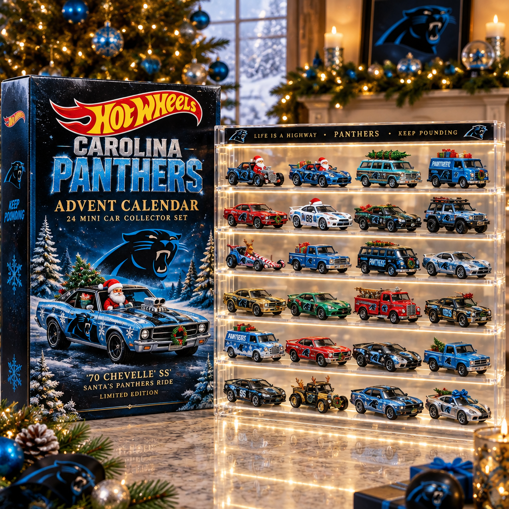 Carolina Panthers Premium Mini Car Advent Calendar