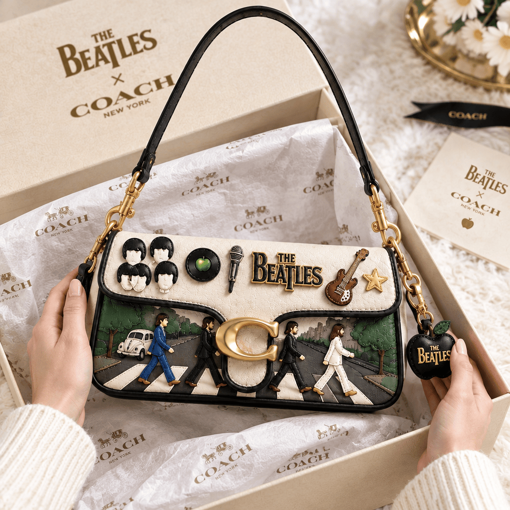 Premium TBE Coach Shoulder Cross With Charm LNTH