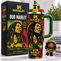 Bob Marley 40oz Tumbler With Handle TTNL